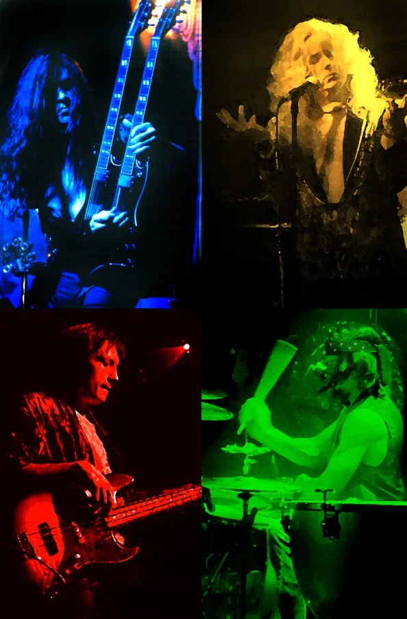 photo of the members of the band kashmir